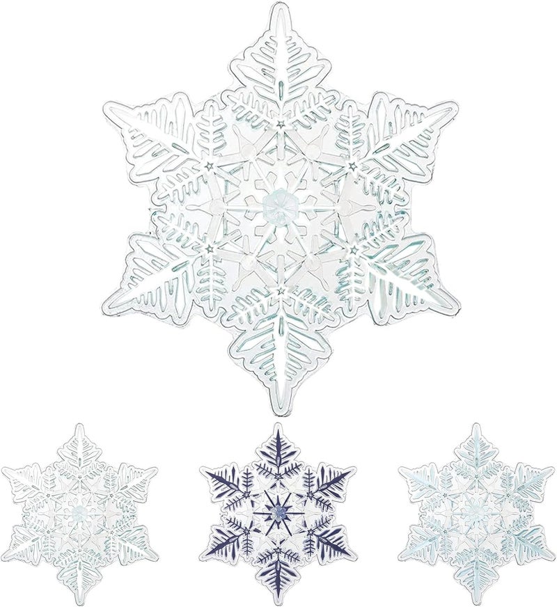 YEESOOM Snowboard Stomp Pad, Snowflake Stomp Pad Snowboarding Clear, 3D Snowboard Grip Stomp Pad with Strong Adsorption Force and Friction, Multi-Color Option - Image 1